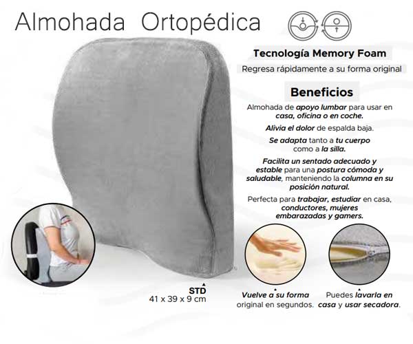 Almohada Ortopédica Para Piernas - Importadora y Distribuidora Monar