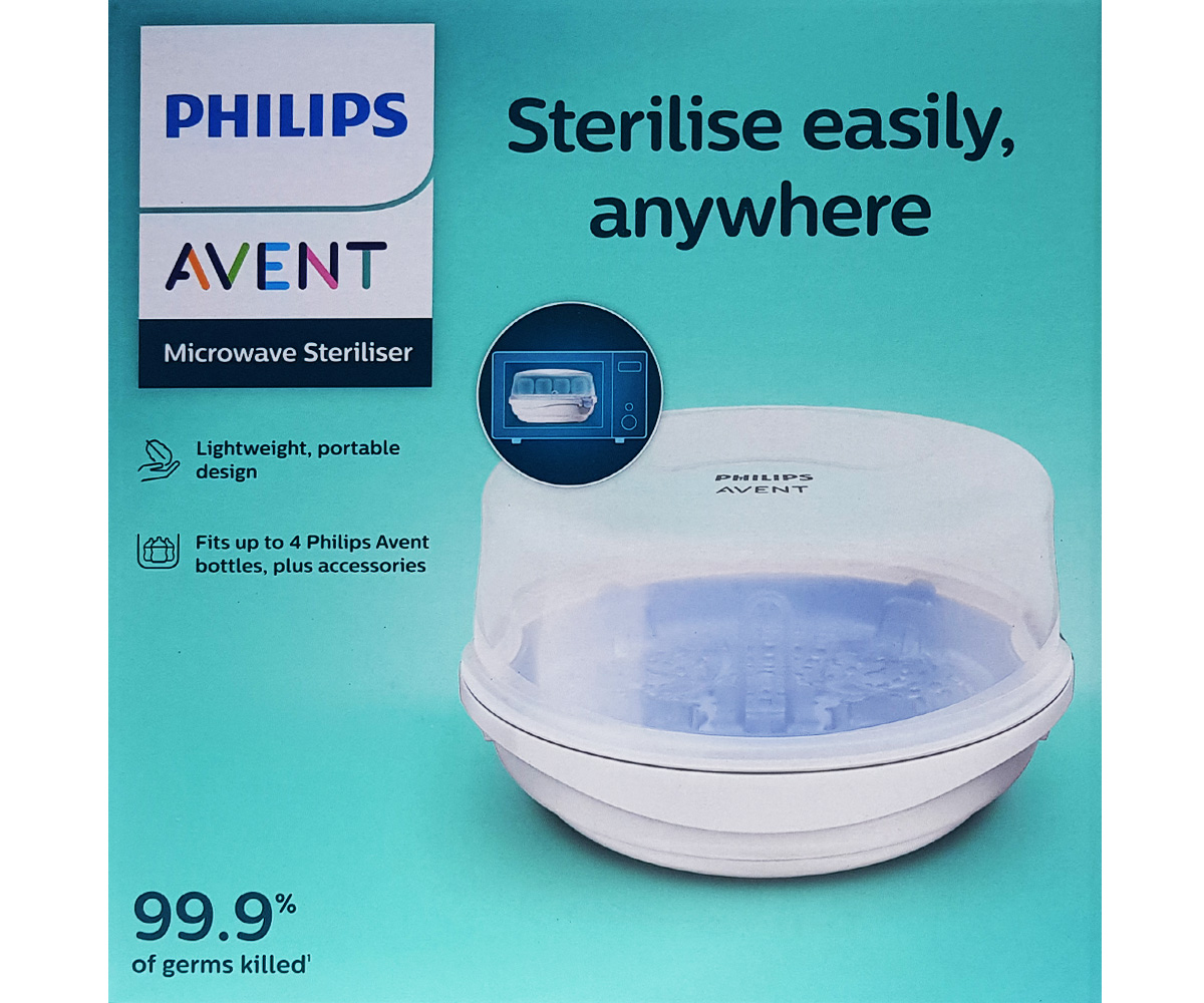 Philips Avent Set Esterilizador de Microondas con Biberones Anti